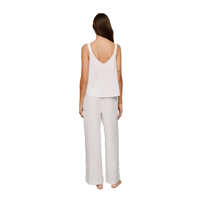 Linen Blend Relaxed Pant