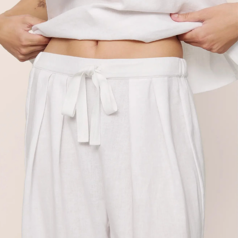 Linen Blend Relaxed Pant