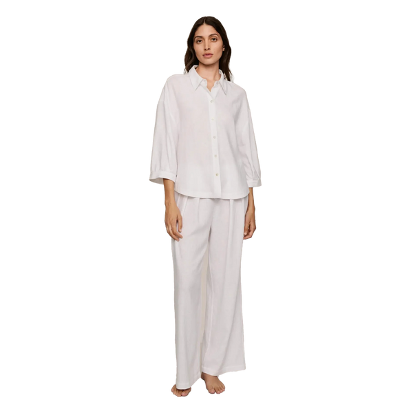 Linen Blend Relaxed Pant