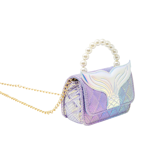 Mermaid Tail Pearl Handle Bag