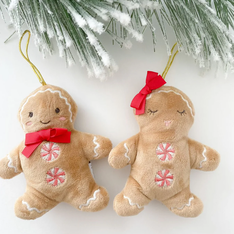Gingerbread Couple Ornaments