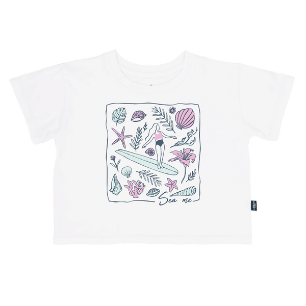 Sea Me Crop Tee
