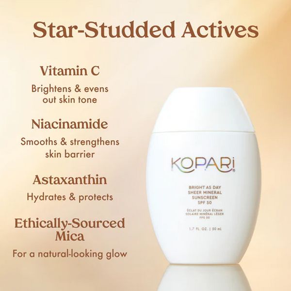 Bright As Day Sheer Mineral Sunscreen SPF 50