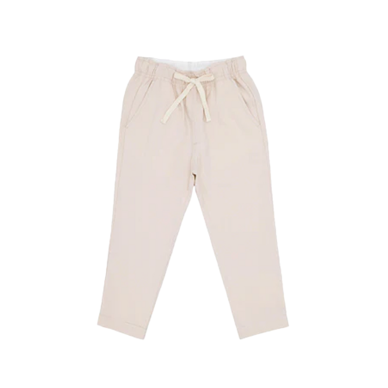 Boys Tan Twill Pants