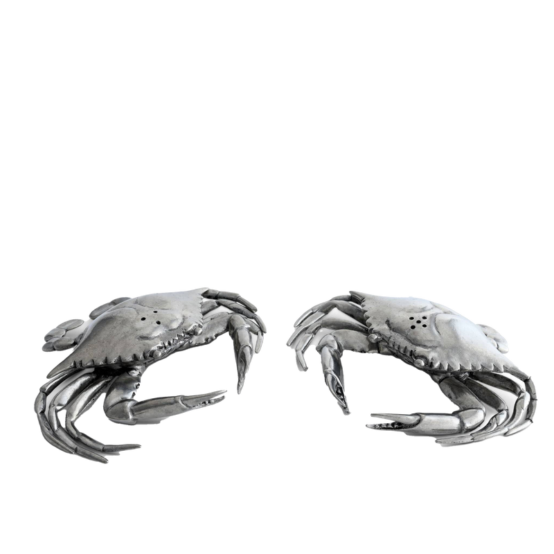 Pewter Blue Crabs Salt & Pepper Set