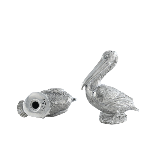Pewter Pelicans Salt & Pepper Set