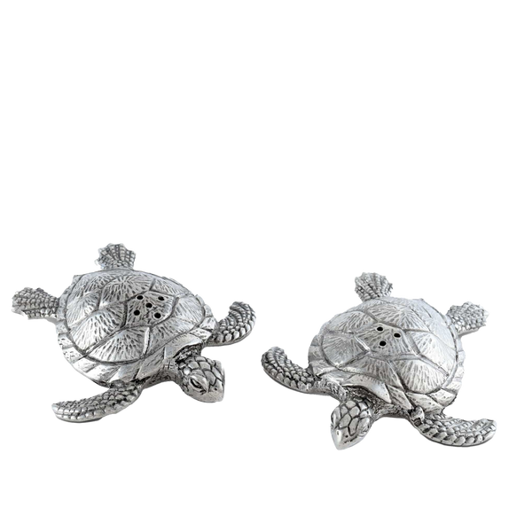 Pewter Sea Turtles Salt & Pepper Set