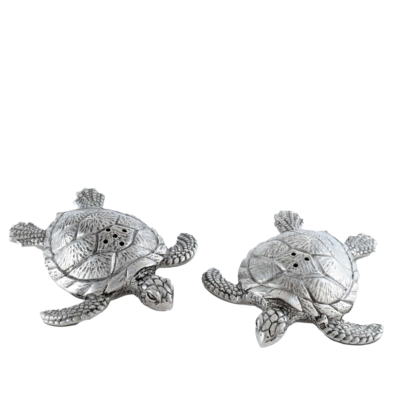 Pewter Sea Turtles Salt & Pepper Set