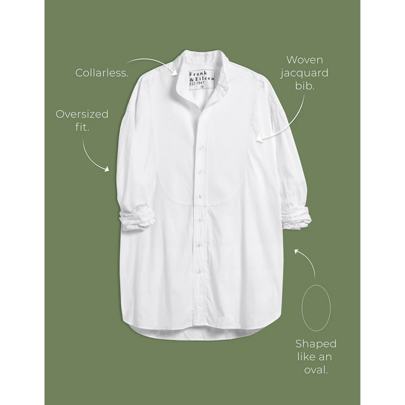 VICTORIA, Italian Tuxedo Shirt