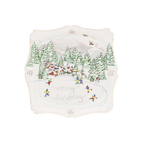 Trinket Tray B&T North Pole 5.5"