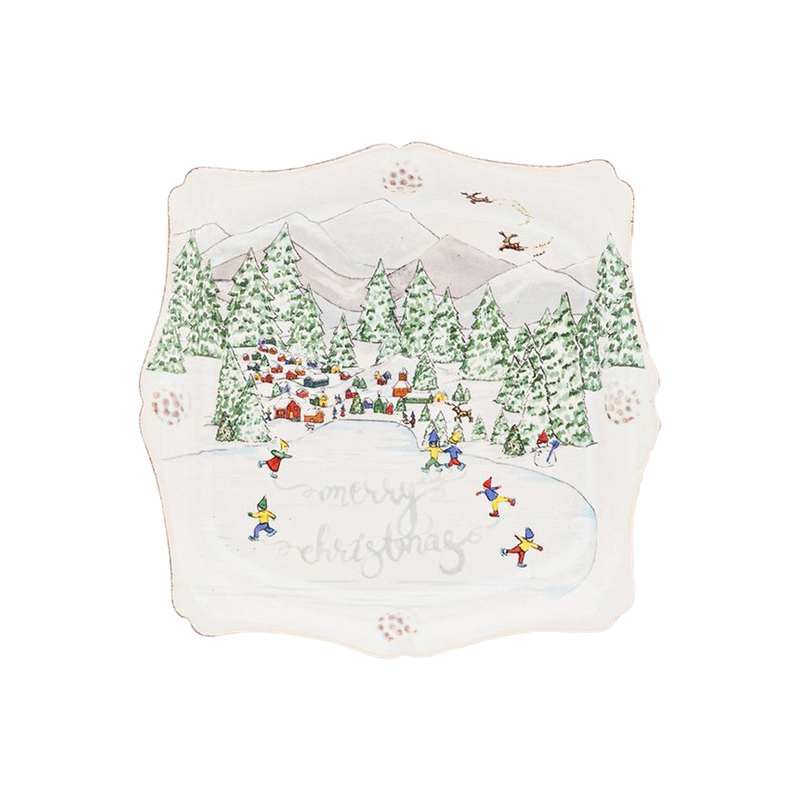 Trinket Tray B&T North Pole 5.5"