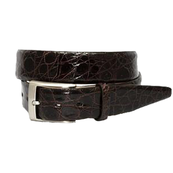 Glazed South American Caiman Belt