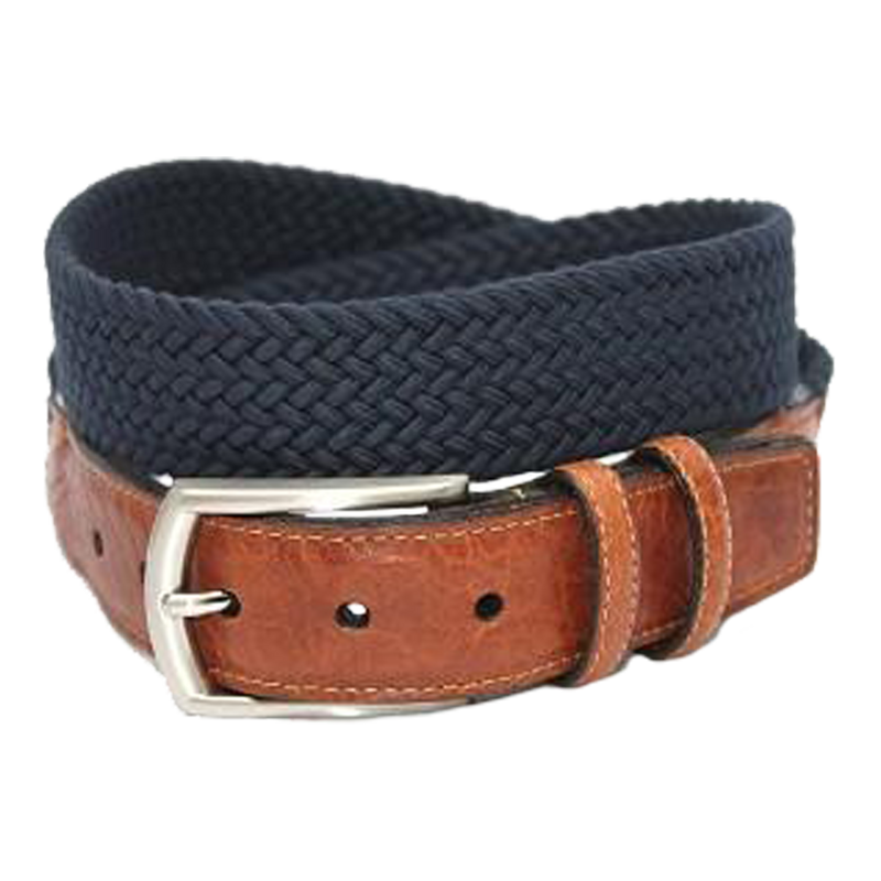 Italian Woven Cotton Elastic Belt