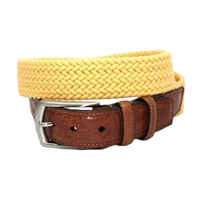 Italian Woven Cotton Elastic Belt