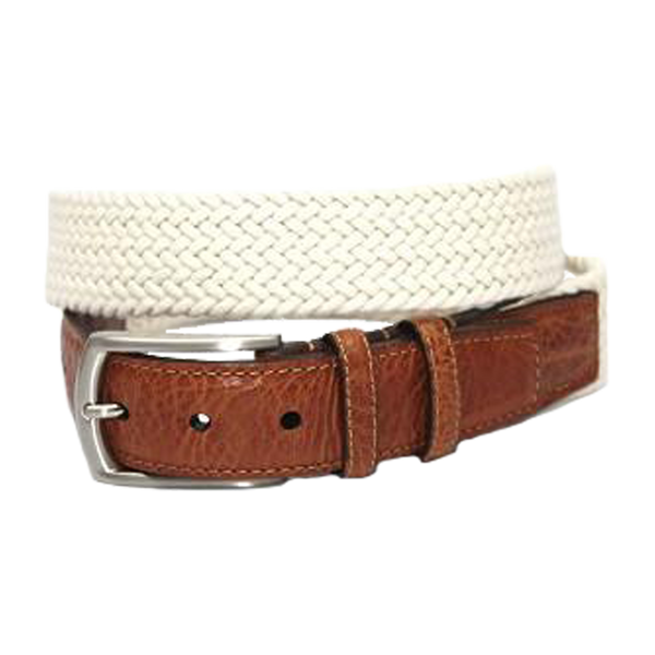 Italian Woven Cotton Elastic Belt
