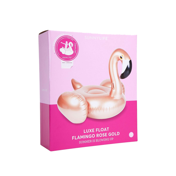 Luxe Float Rose Gold Flamingo