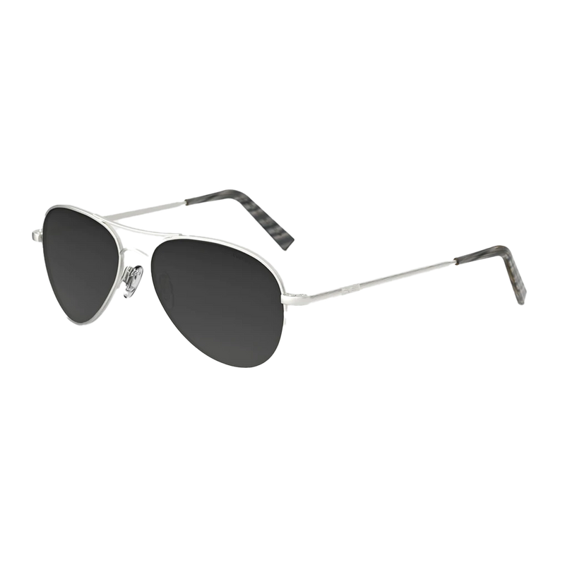 Amelia Satin Silver Skyforce Polarized