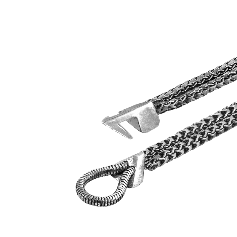 Brixham Mooring Silver Chain Bracelet