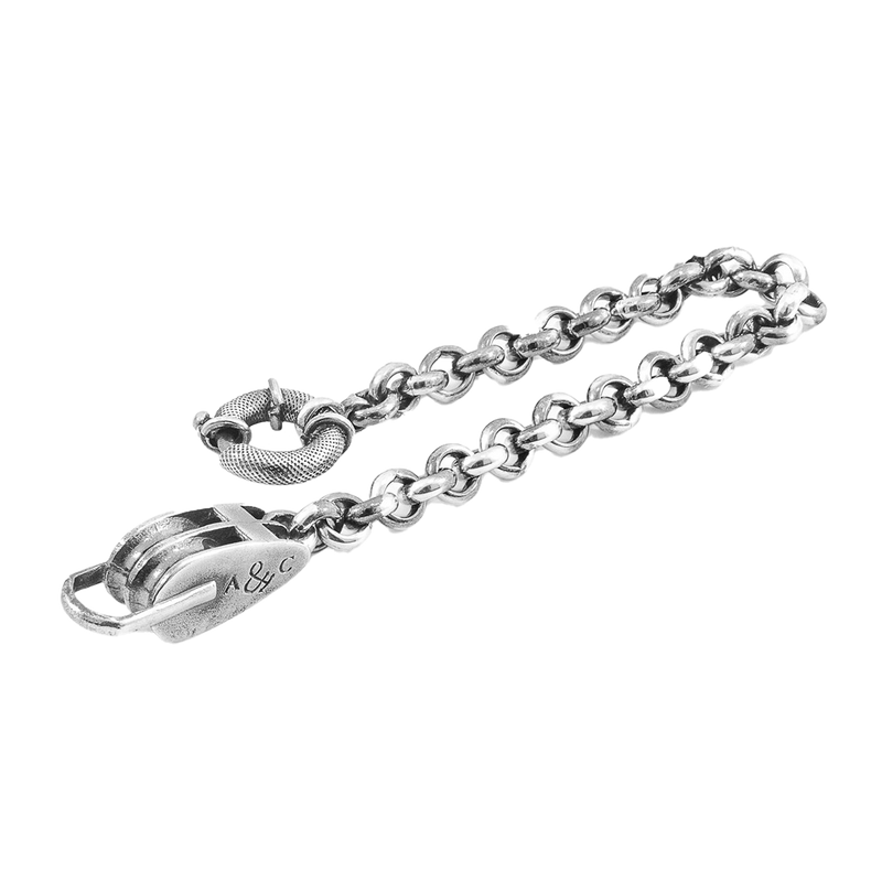 Tyne Mooring Silver Chain Bracelet
