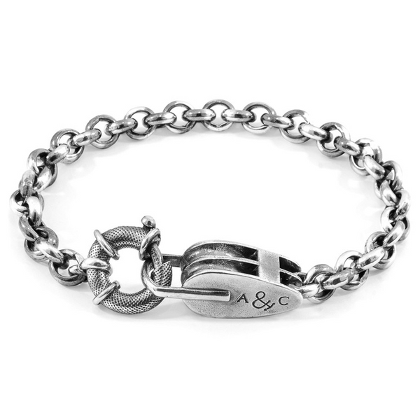 Tyne Mooring Silver Chain Bracelet