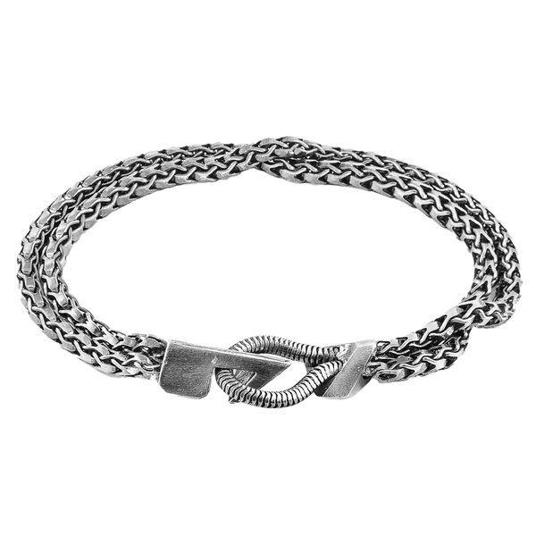 Brixham Mooring Silver Chain Bracelet