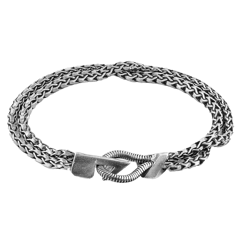 Brixham Mooring Silver Chain Bracelet