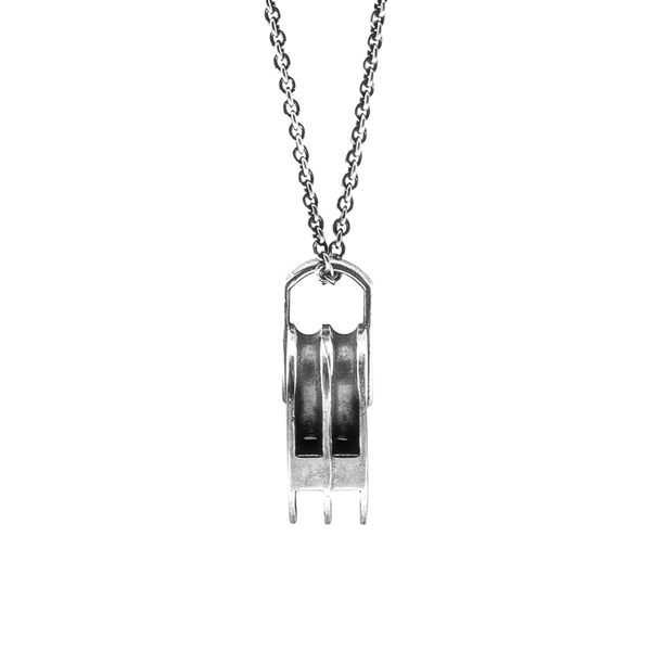 Tyne Pulley Silver Necklace Pendant