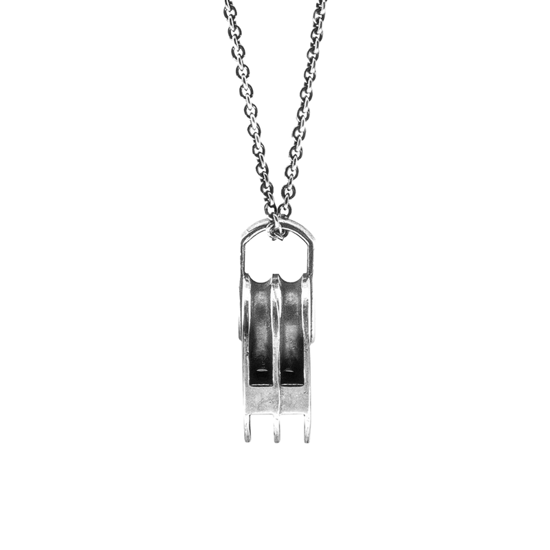 Tyne Pulley Silver Necklace Pendant