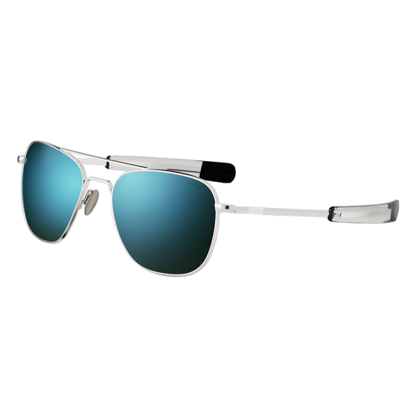 AVIATOR SkyTec™ Polarized Cobalt - 23k White Gold