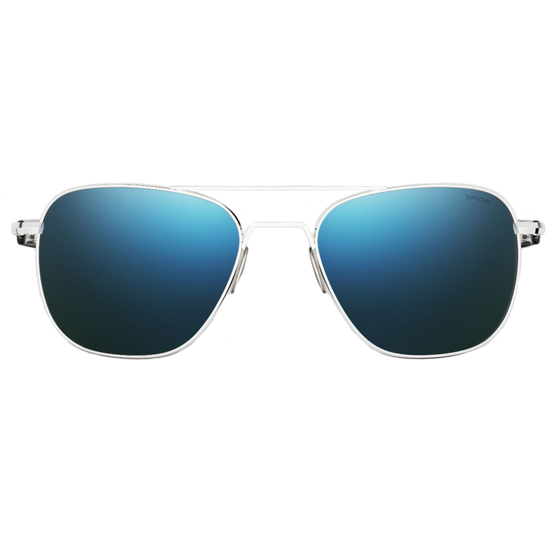 AVIATOR SkyTec™ Polarized Cobalt - 23k White Gold