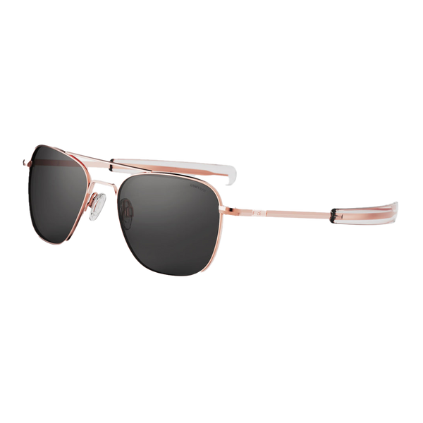 Aviator 22K Rose Gold SkyTec™ Polarized American Gray