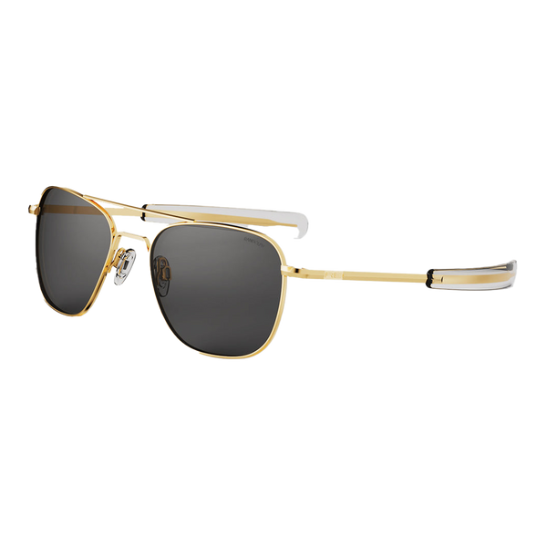 Aviator SkyTec™ Glass American Gray 23k Gold MILITARY SPECIAL EDITION