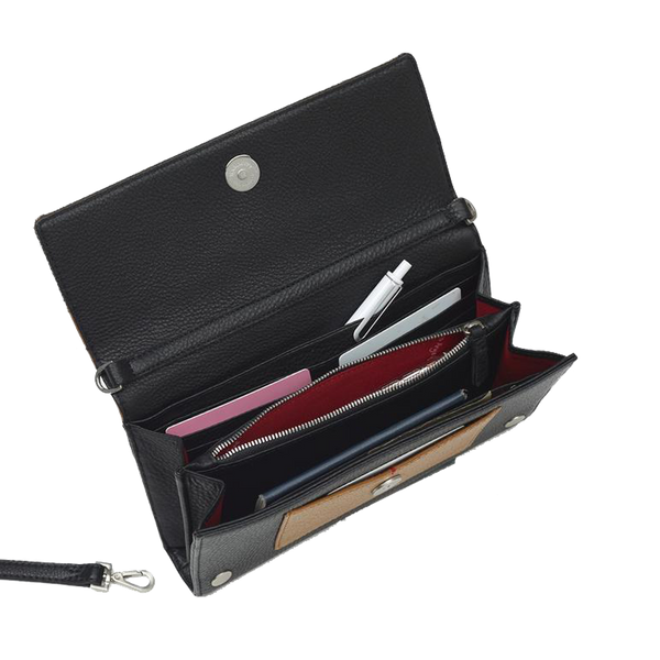 AJ Crossbody Clutch - Edison Houndstooth