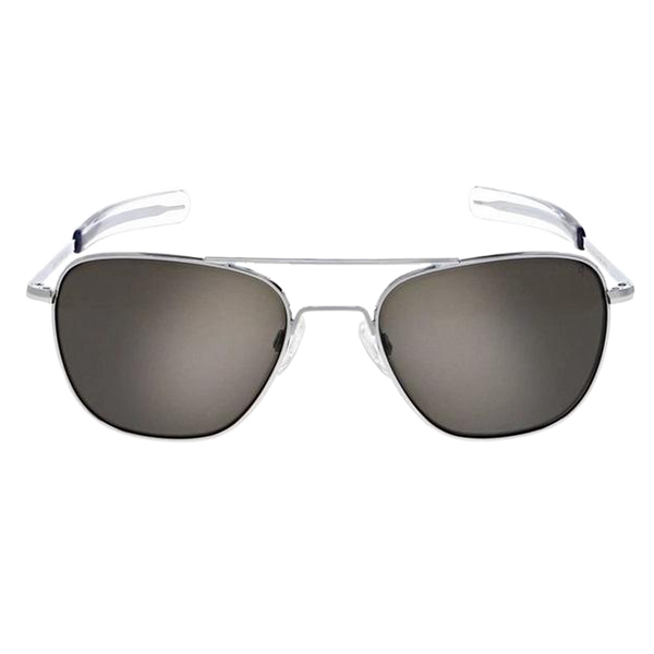 Aviator 55mm Bright Chrome Skytec P American Gray