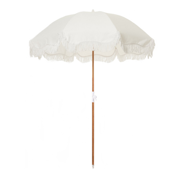 THE HOLIDAY BEACH UMBRELLA - ANTIQUE WHITE