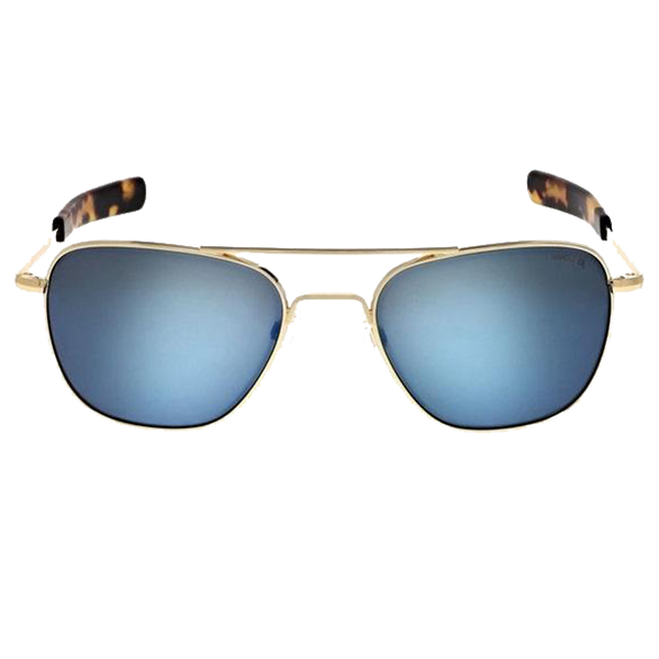 Aviator 55mm 23K Gold Skytec P Cobalt