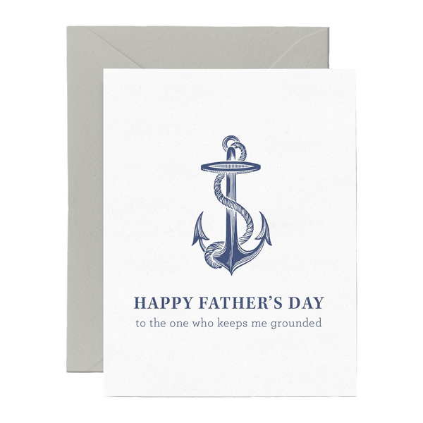 Anchor | Father's Day | Letterpress Greeting Card