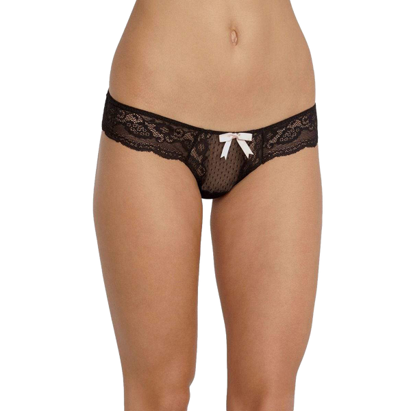Anouk Classic Lace Thong - Black