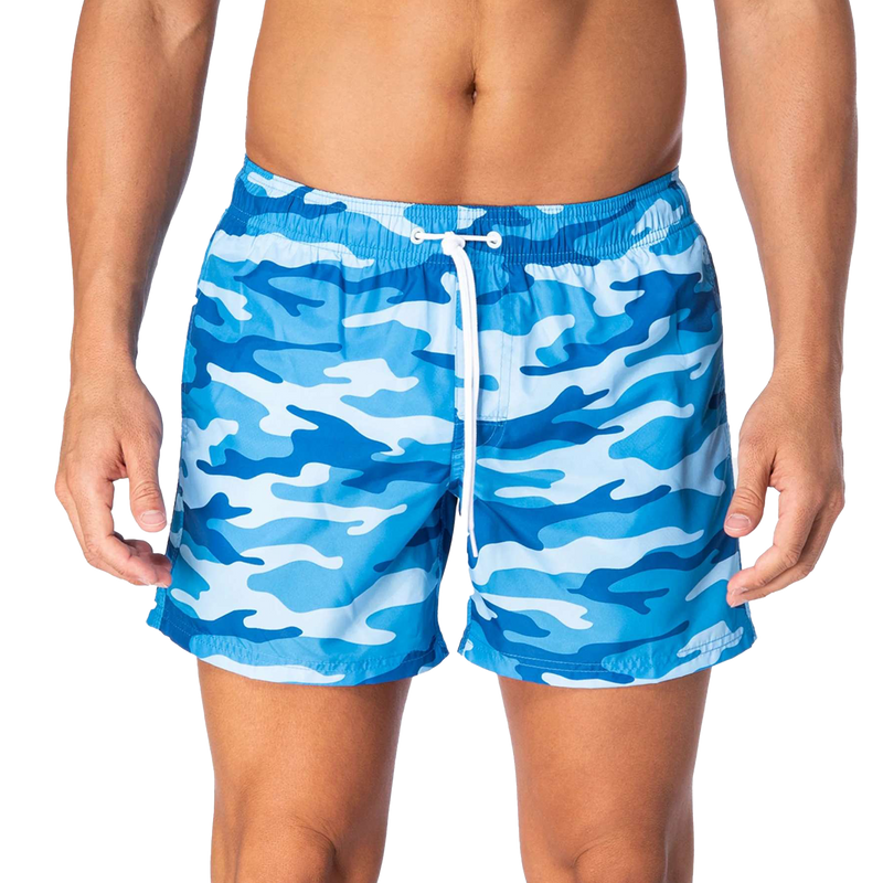 Printed Swim Trunks