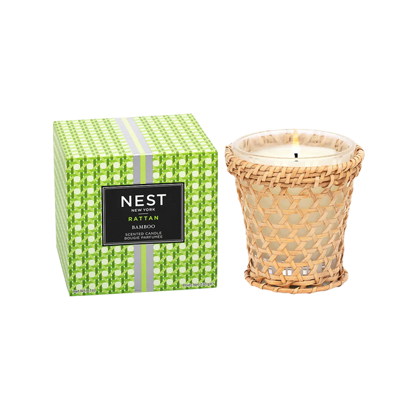 Bamboo Rattan Classic Candle