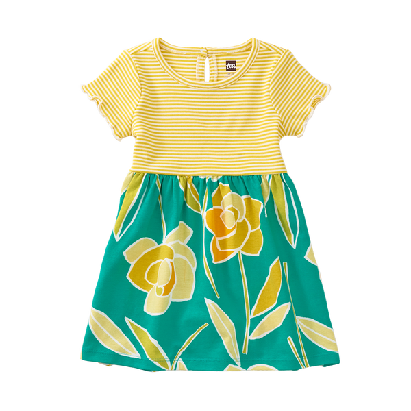 Baby Print Mix Empire Dress