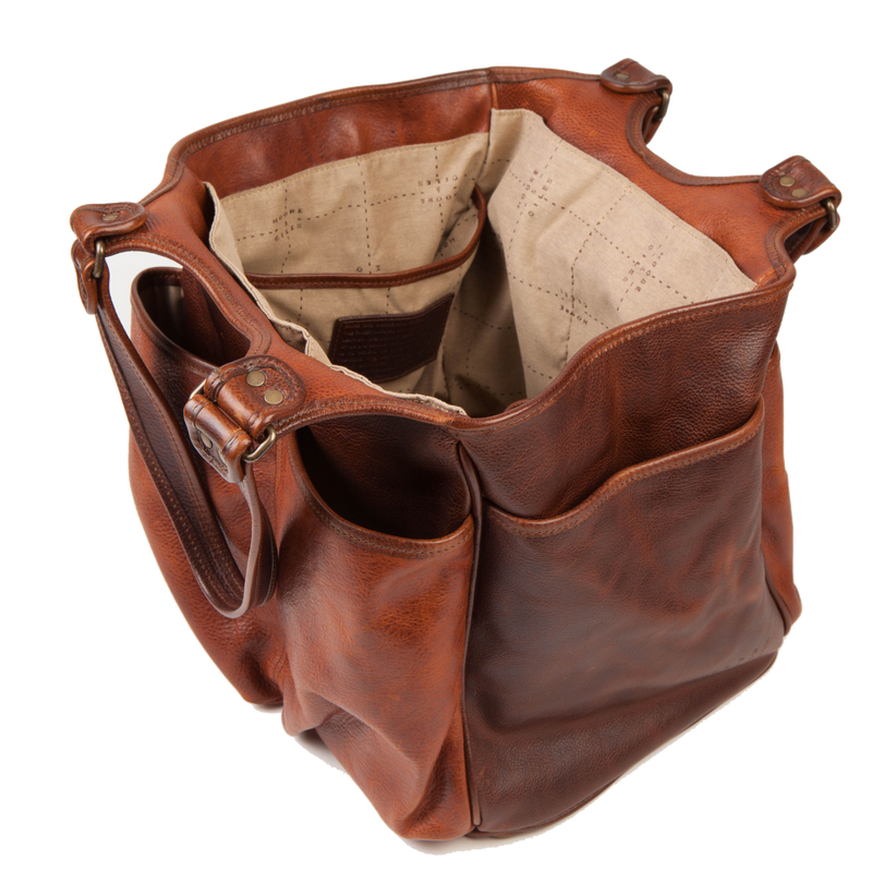 BELLE PICNIC TOTE TITAN MILLED HONEY