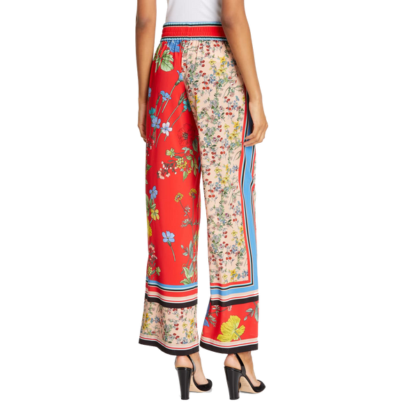 Benny Pattern Mix Wide Leg Pants