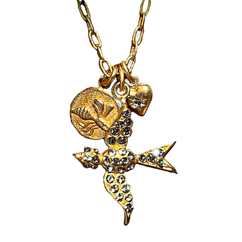 Gold Bird Necklace