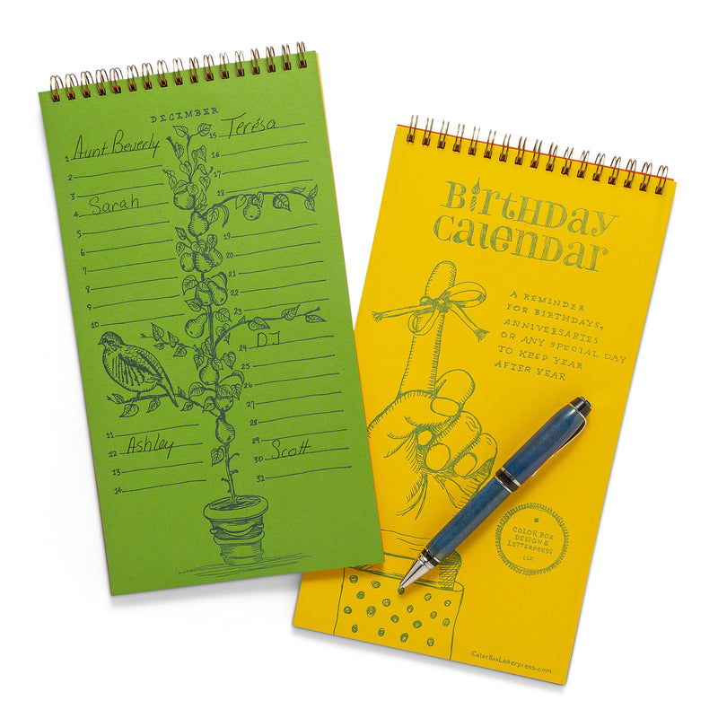 Perpetual Birthday Calendar
