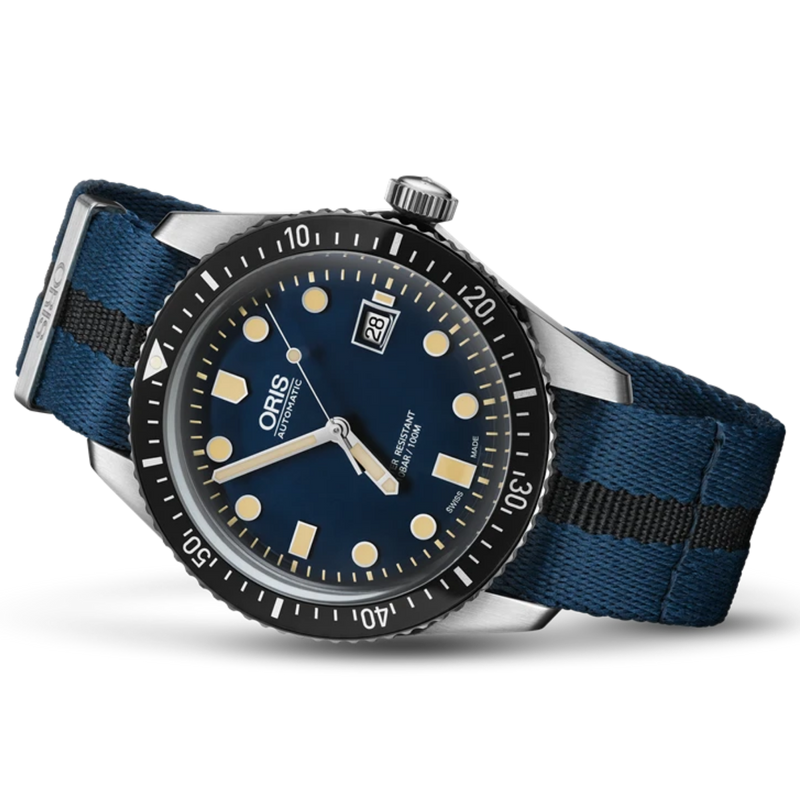 ORIS TEXTILE STRAP BLUE DIVER SIXTYFIVE