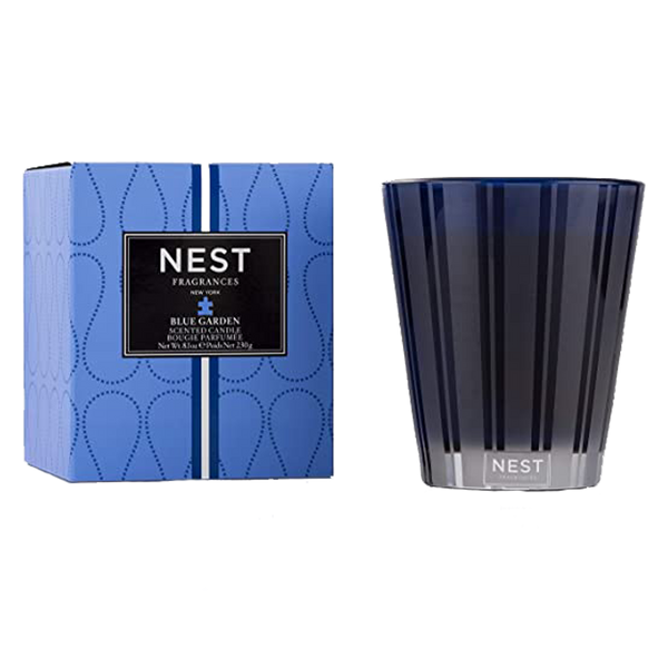 Blue Garden Classic Candle