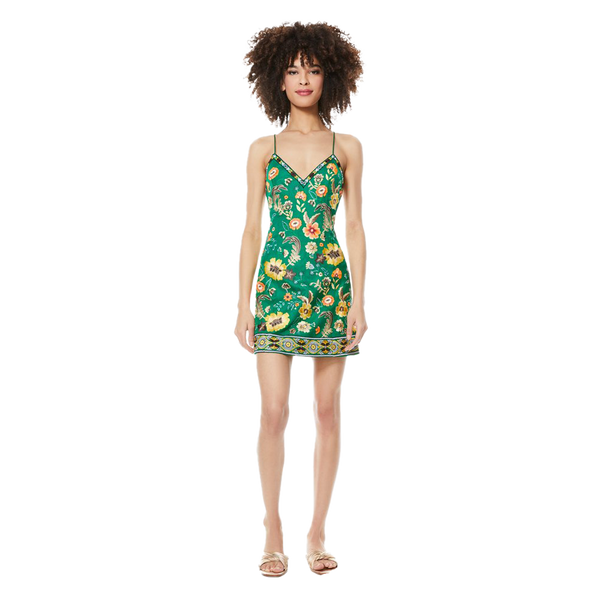 Tayla Embroidered Mini Dress