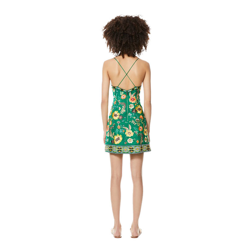Tayla Embroidered Mini Dress