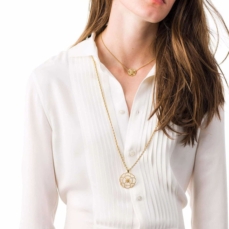 Capucine Grande Open Pendant Necklace